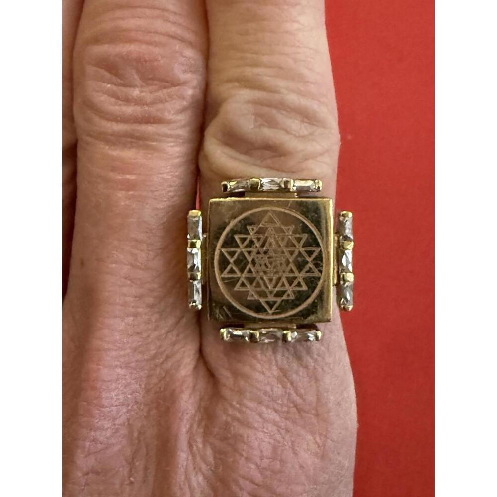 Ark 18k Yellow Gold Diamond Manifestation Ring Foundrae $8k